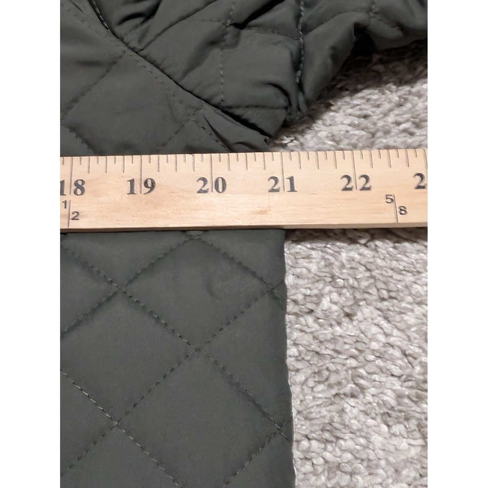 Lauren Ralph Lauren Quilted Jacket Womens M Green Litchfield Loden Barn Coat RL - Picture 11 of 12